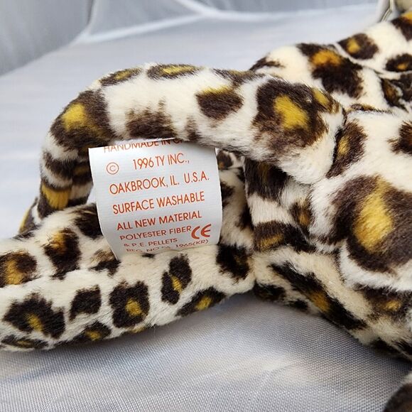Ty Beanie Babies Freckles the Spotted Leopard Plush Toy - 4066 - Picture 9 of 9